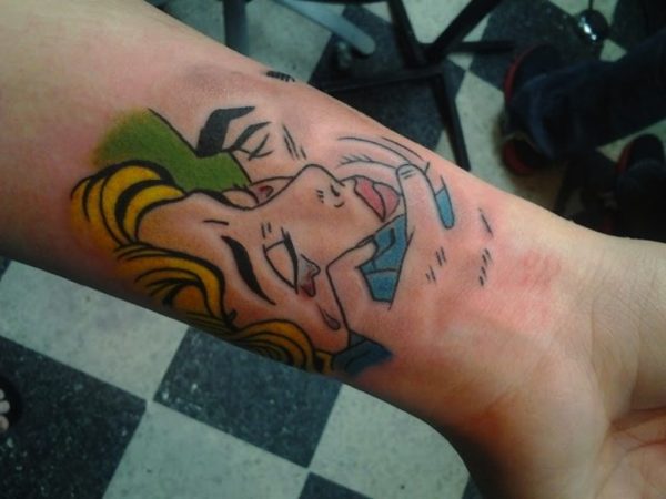 37 Awesome Upside Down Wrist Tattoos