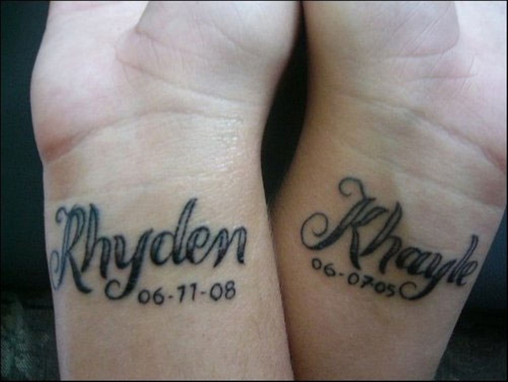 Small Name Tattoos On Wrist - wide 3