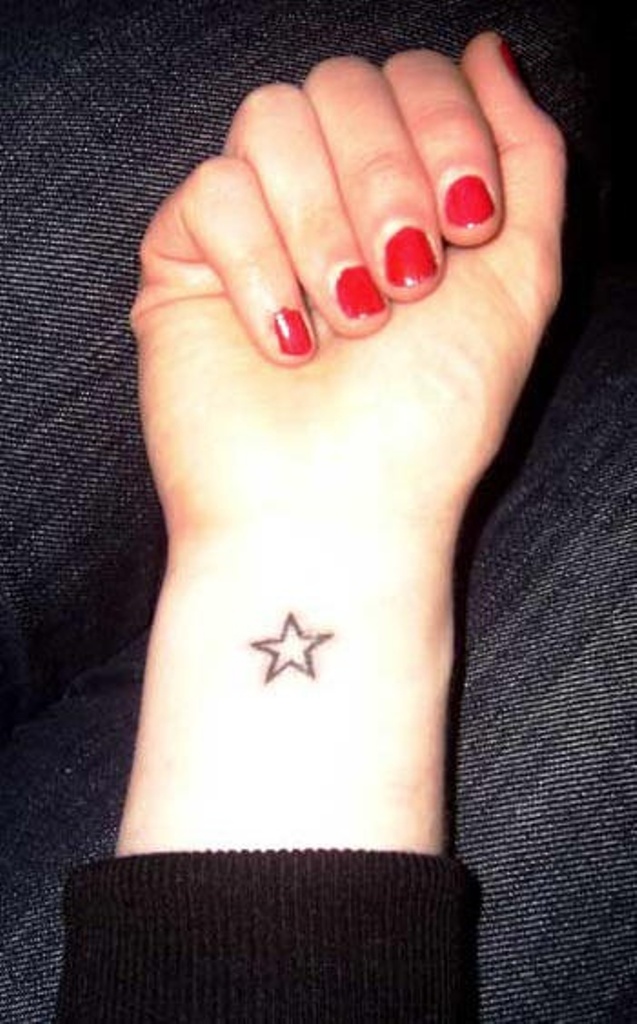 Small Star Tattoos On Wrist