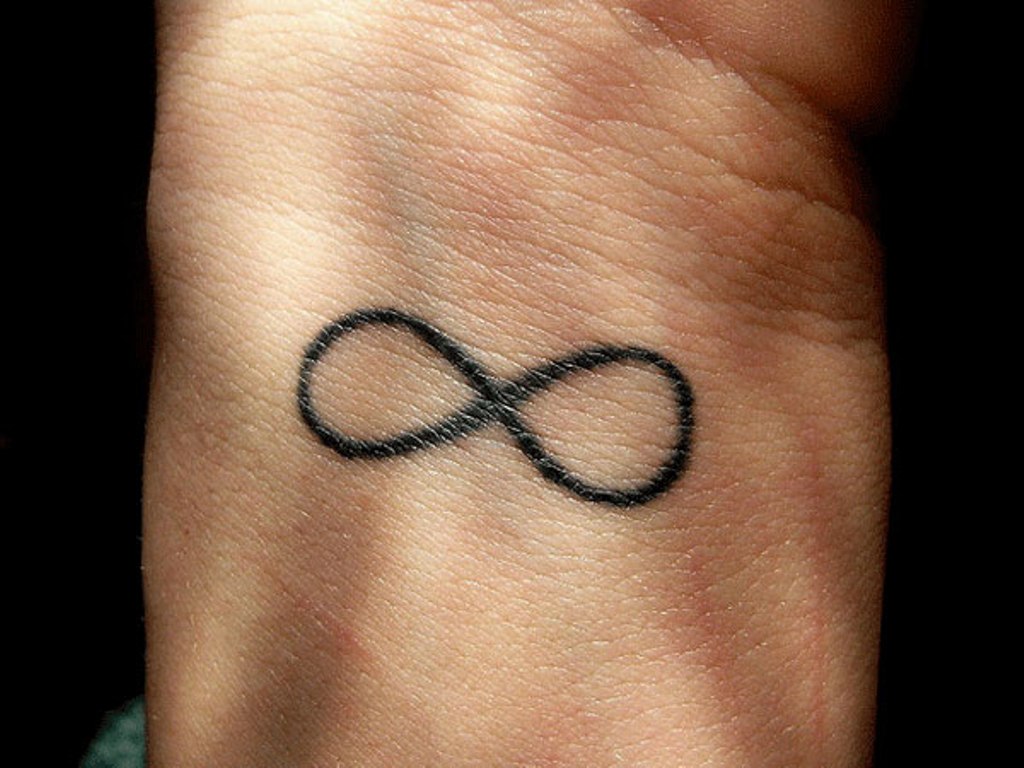 10. Wrist Initial Tattoo with Infinity Symbol - wide 10