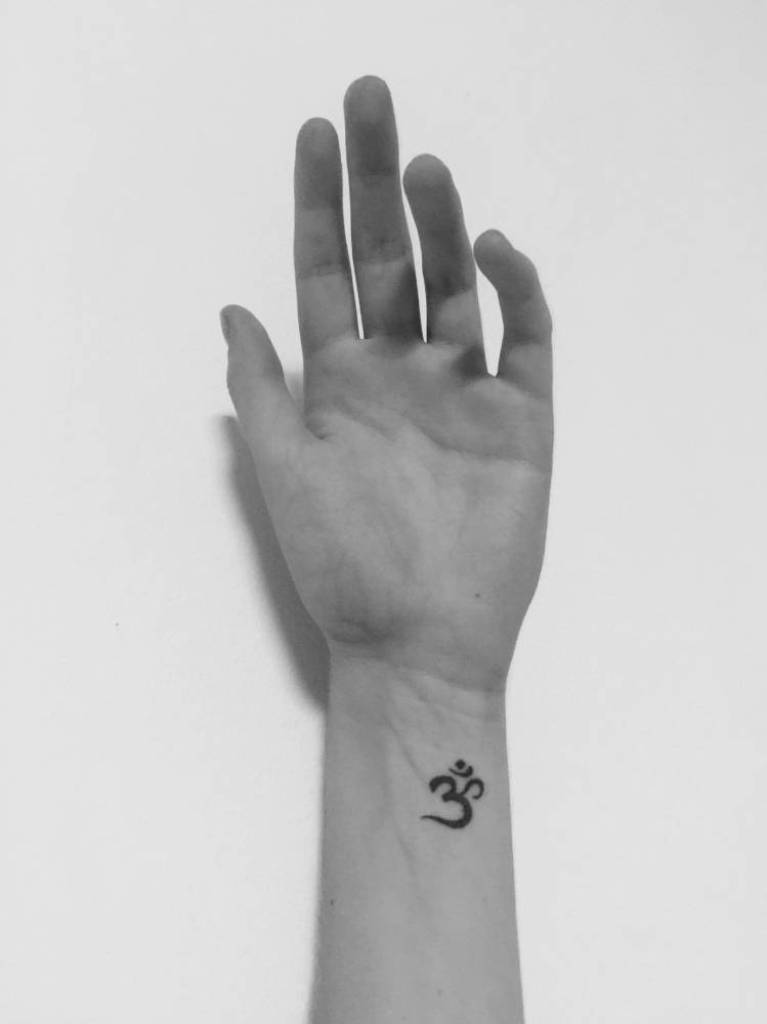 46 Om Tattoo On Wrists