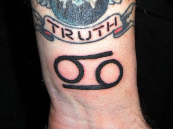 69 Truth Tattoo On Wrist