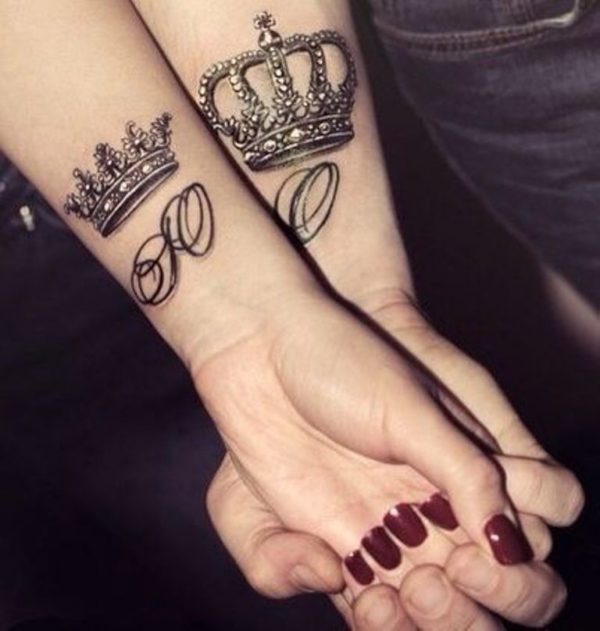 Adorable Crown Tattoo