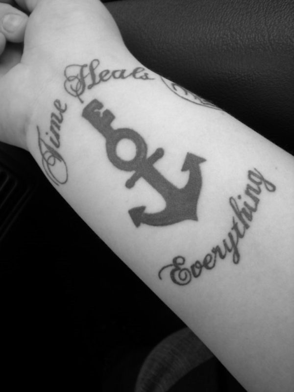 Anchor Key Tattoo