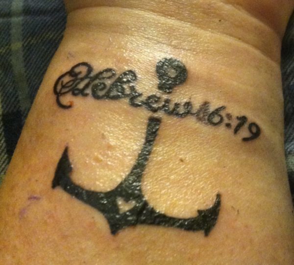 Anchor Tattoo On Wrist