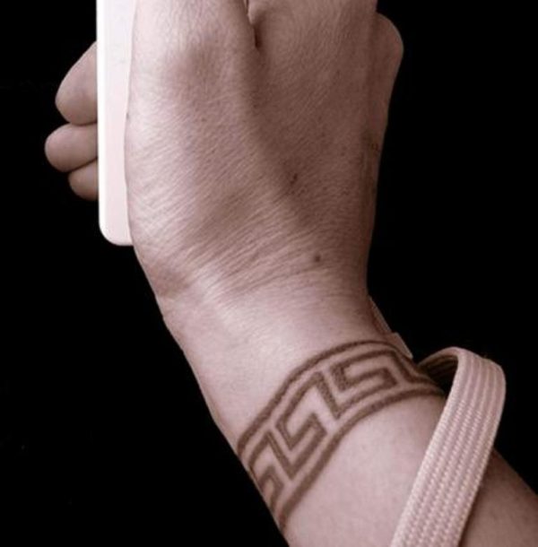 Ancient Greek Tattoo On Wrist