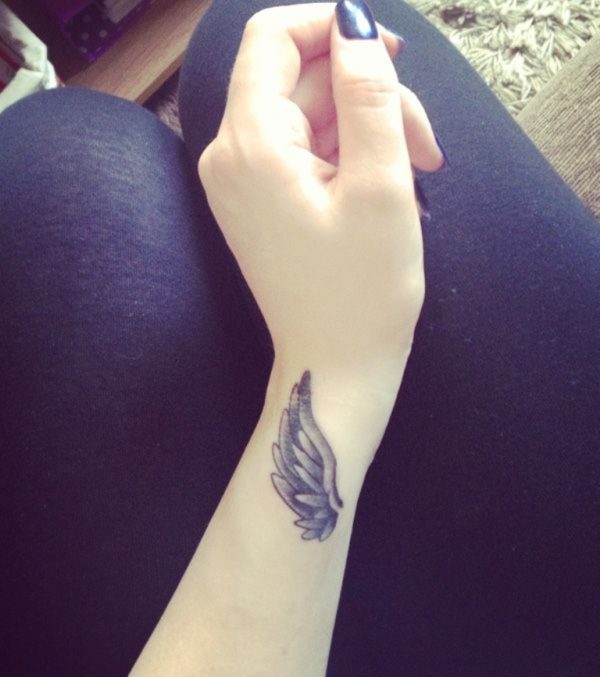 Angel Wrist Tattoo