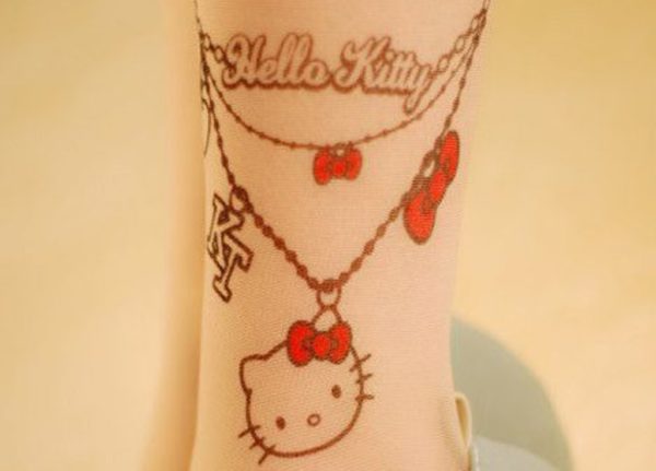 Ankle kitty Wrist Tattoo