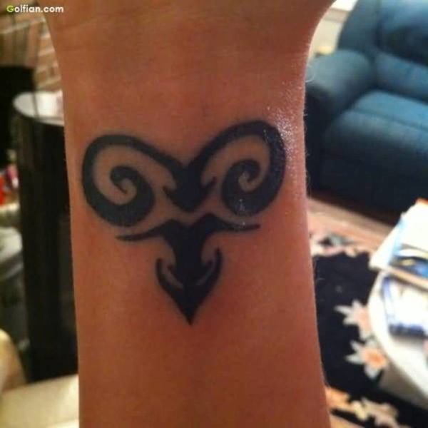 Aries Symbol Tattoo