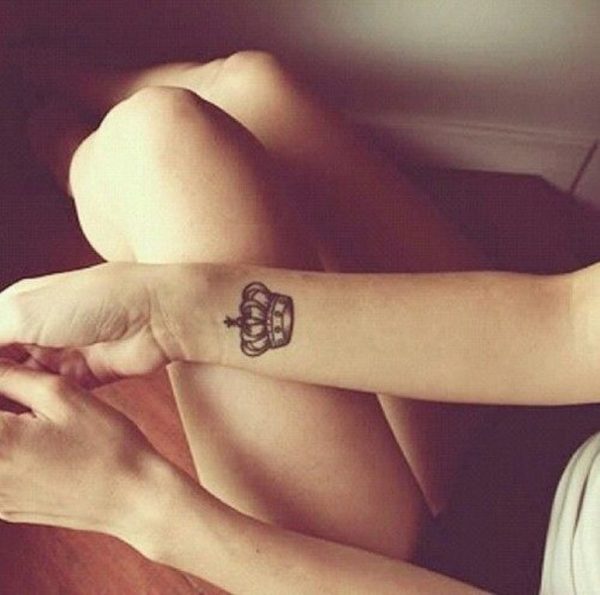 Attractive Crown Tattoo