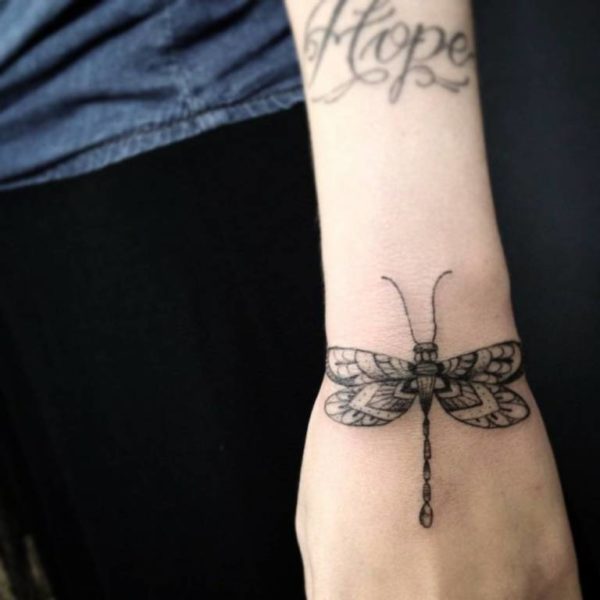 Attractive Dragonfly Tattoo