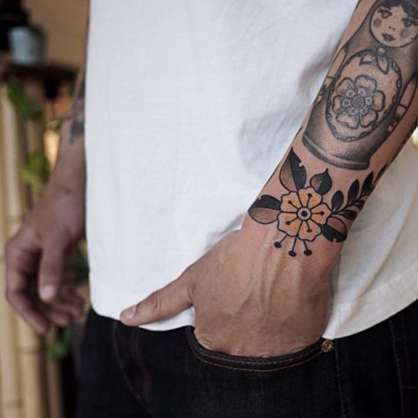 Attractive Flower Tattoo