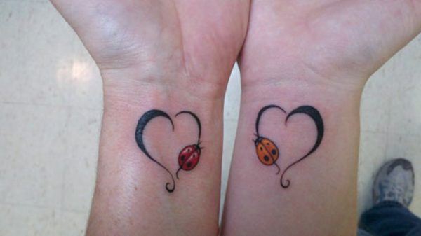 Attractive Heart Tattoo On Wrist