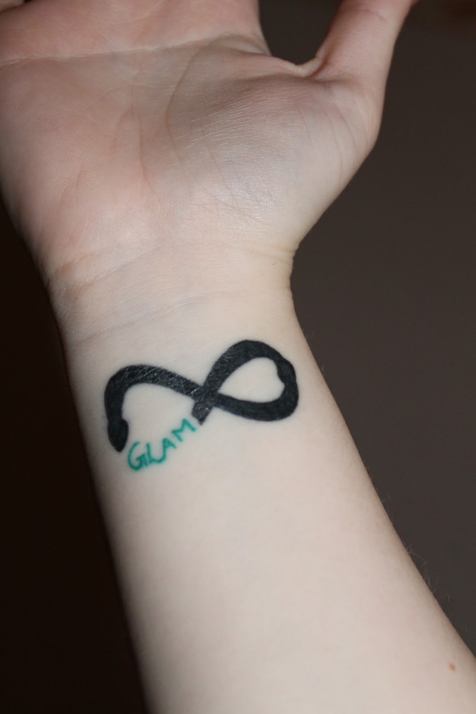 Attractive Infinity Wrist Tattoo