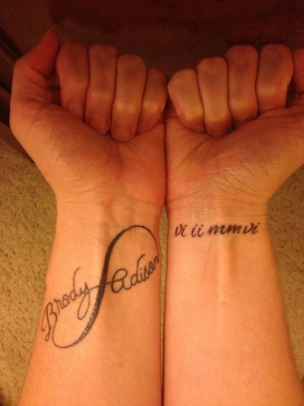 Attractive Wording Tattoo 