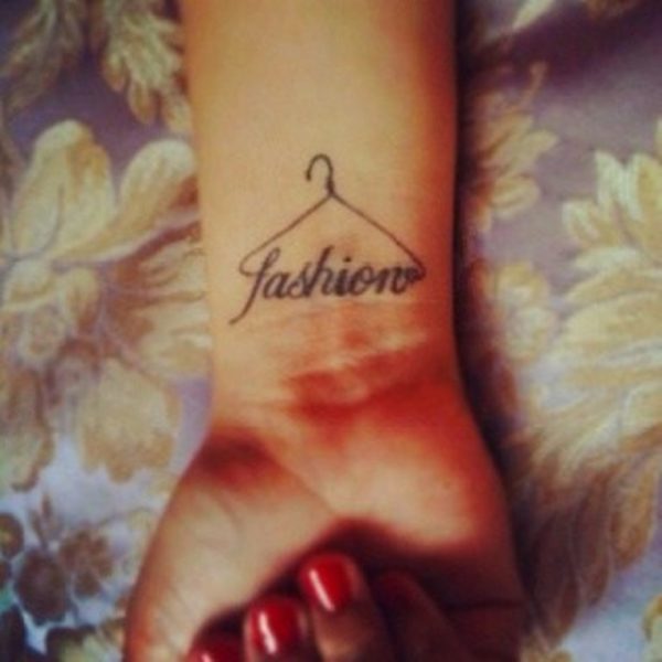 Attractive Words Tattoo On Wrist