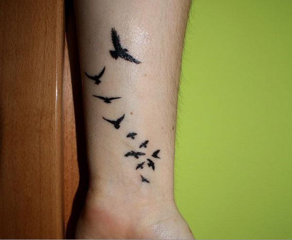 Awesome Birds Tattoo