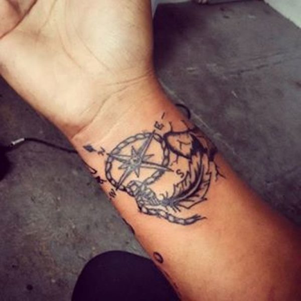 Awesome Compass Tattoo