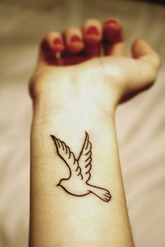 Awesome Dove Tattoo Design