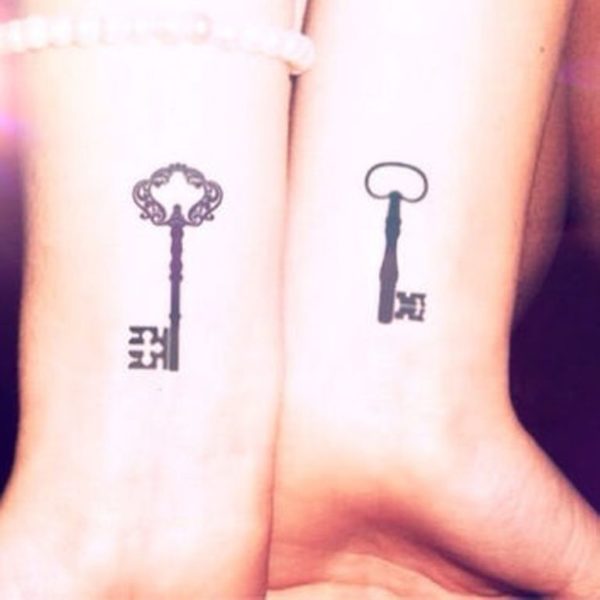 Awesome Key Tattoo Design