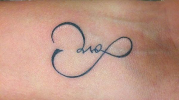 Awesome Love Tattoo On Wrist