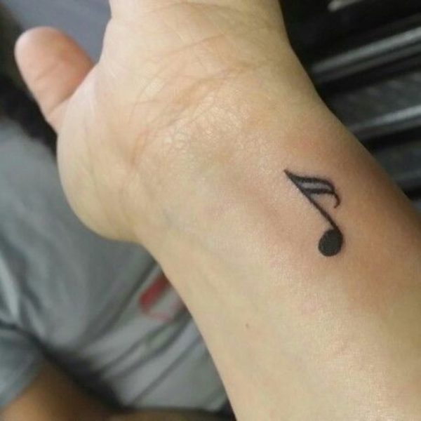 Awesome Music Note Tattoo