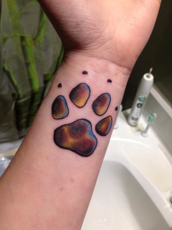 Awesome Paw Tattoo