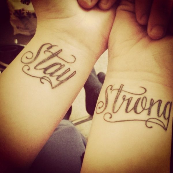 Awesome Stay Strong Tattoo