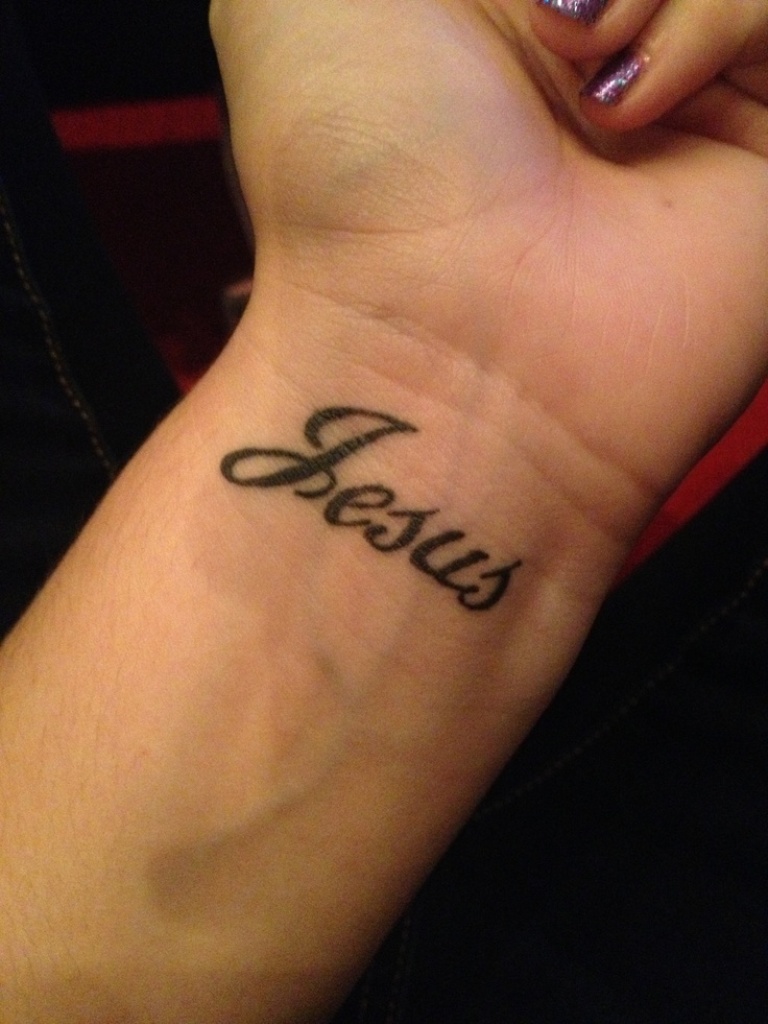 21 Attractive Jesus Wrist Tattoos Design