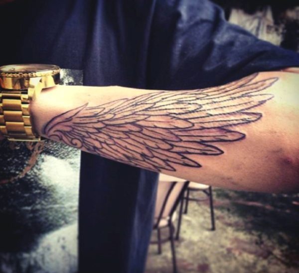 Awesome Wings Tattoo On Wrist