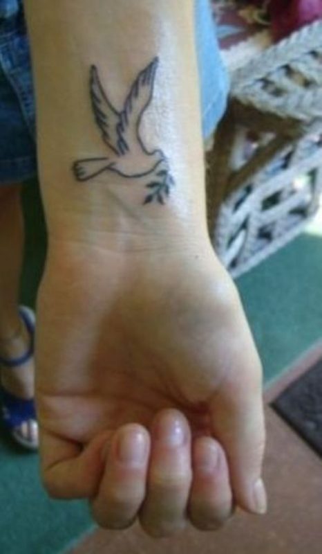 Beautiful Dove Tattoo