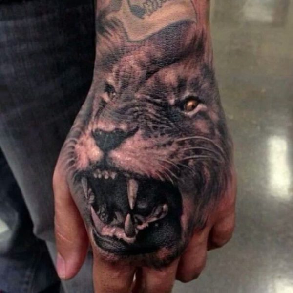 Beautiful Lion Tattoo