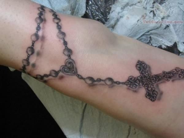 Beautiful Rosary Tattoo