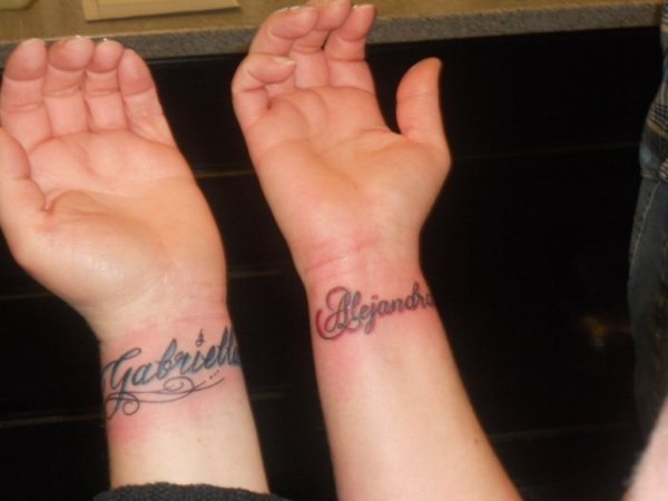Beautiful Wording Tattoo On Wrist