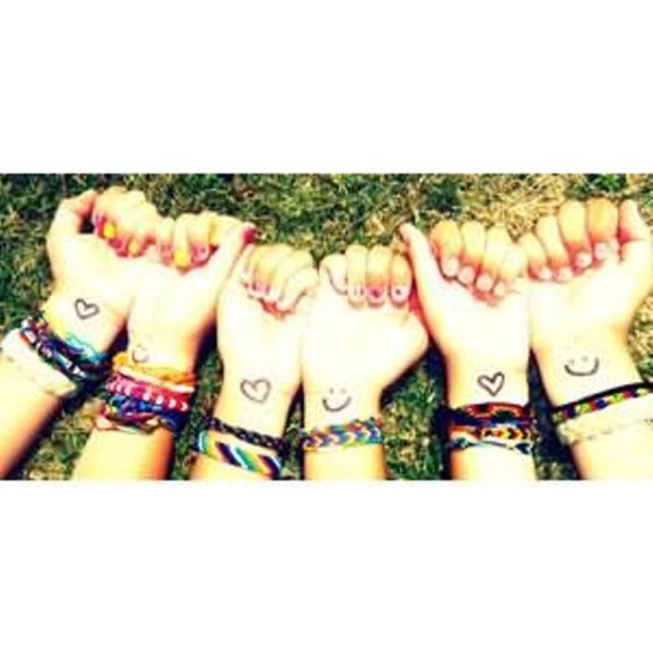 Best Friends Forever Tattoo On Wrists