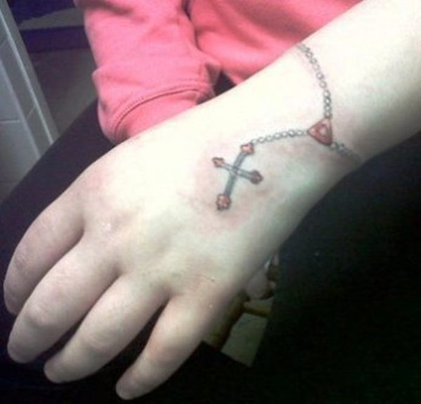 Best Rosary Tattoo On Wrist