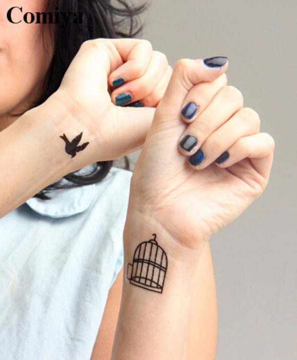 Bird And Cage Tattoo