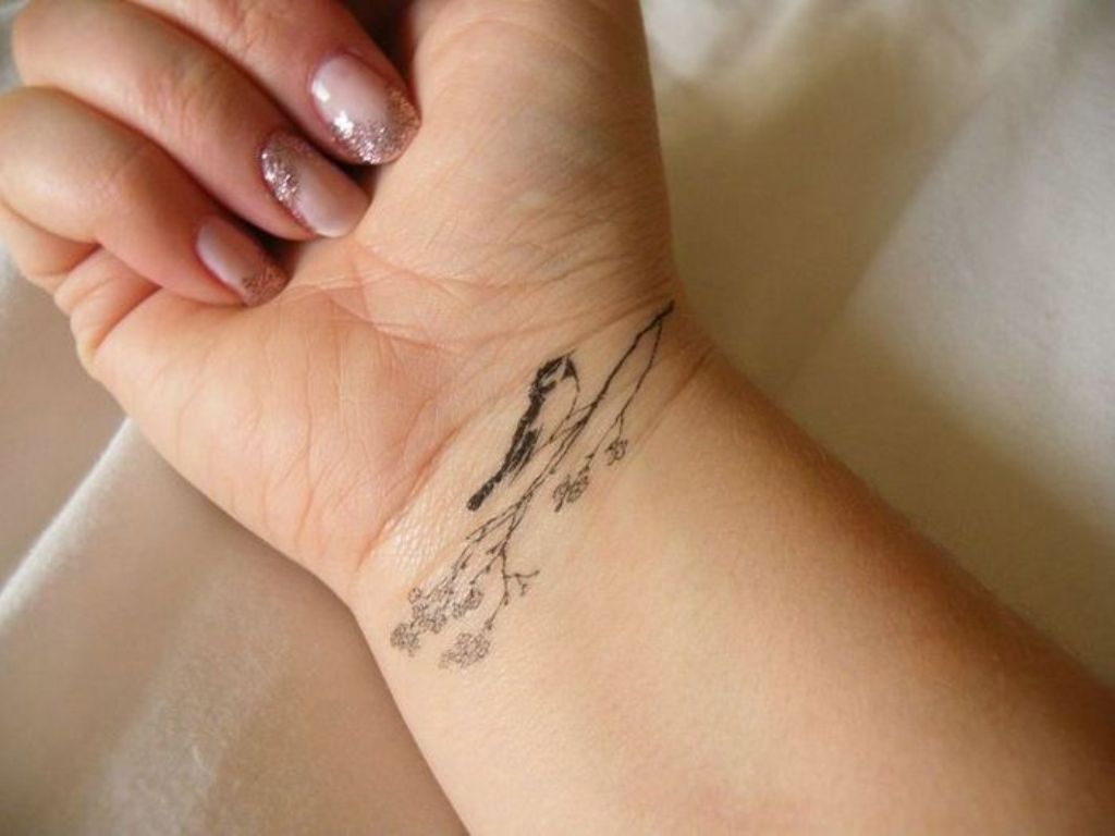 49 Initials Wrist Tattoos
