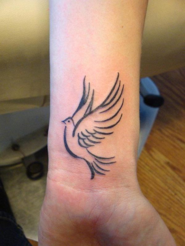 Bird Tattoo On Wrist