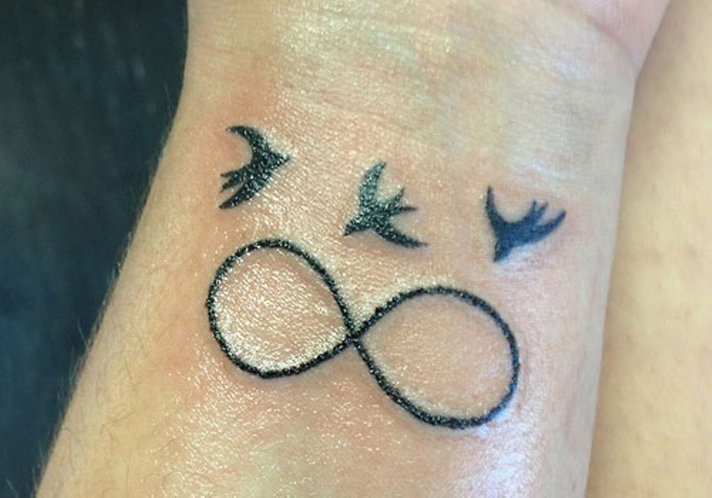 55 Awesome Infinity Wrist Tattoos Design