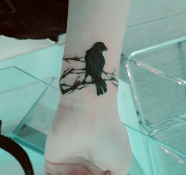 Black Bird Tattoo