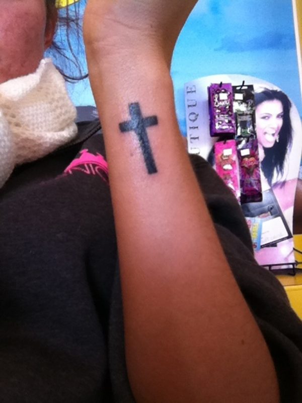 Black Cross Tattoo