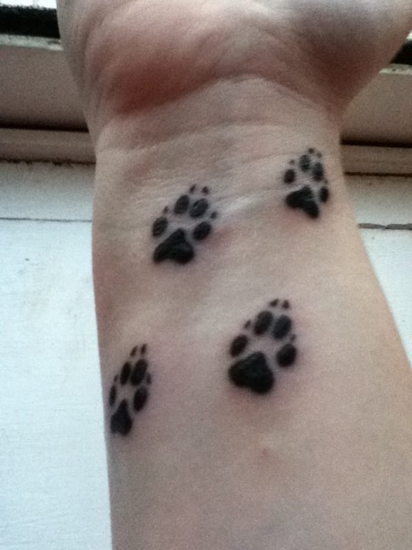 Black Paw Tattoo 