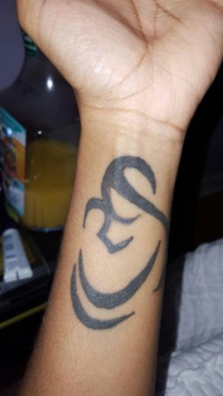 Black Wrist Tattoo