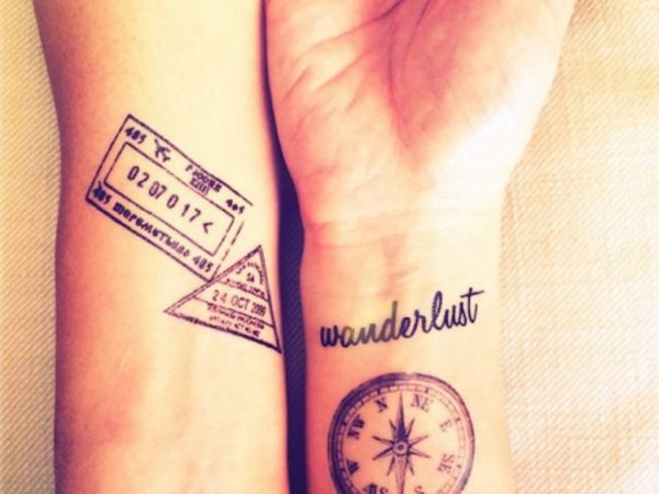 Brilliant Compass Tattoo