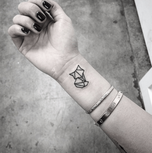 Geometric Tattoo On Wrist