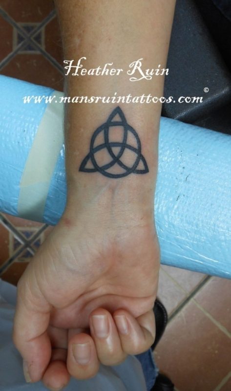 Celtic knot Tattoo On Wrist