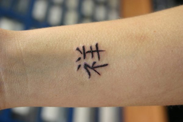 Chinese Characters Tattoo