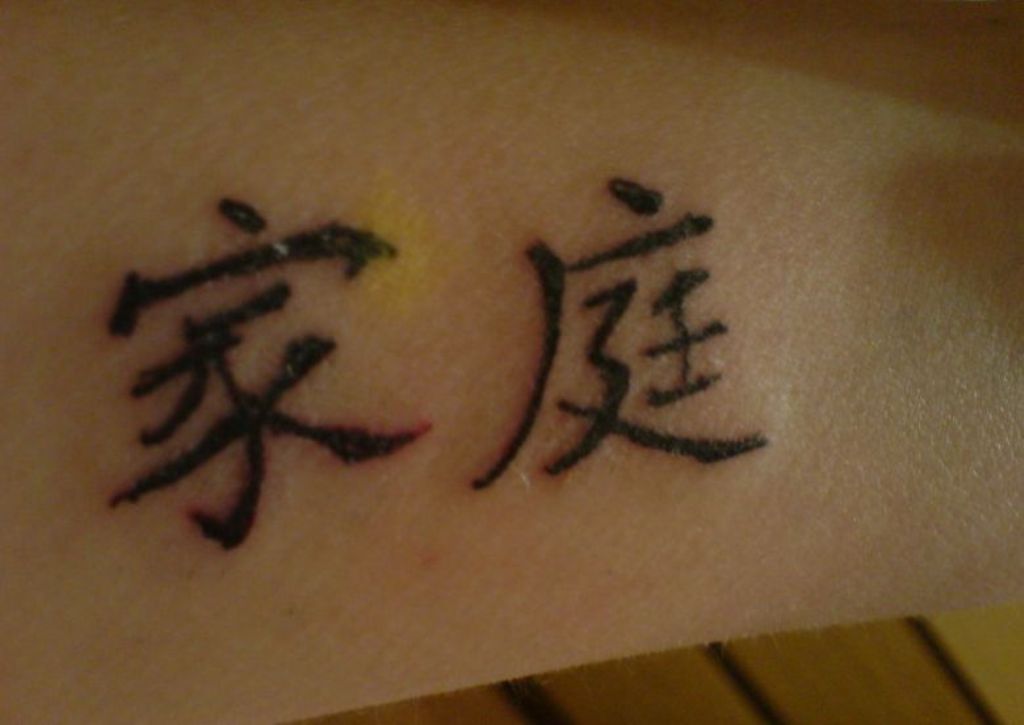 Chinese Word Tatoo