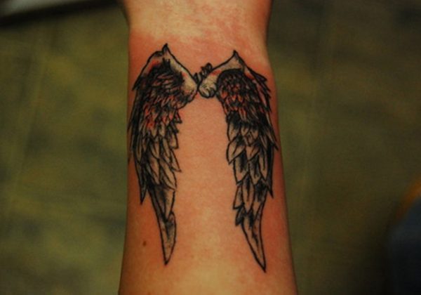 Classic Angel Wings Tattoo
